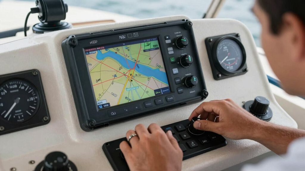 marine chartplotter with nmea
