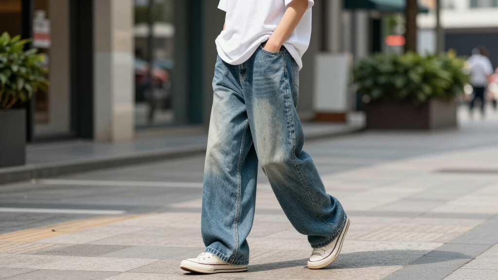 best baggy wide-leg jeans