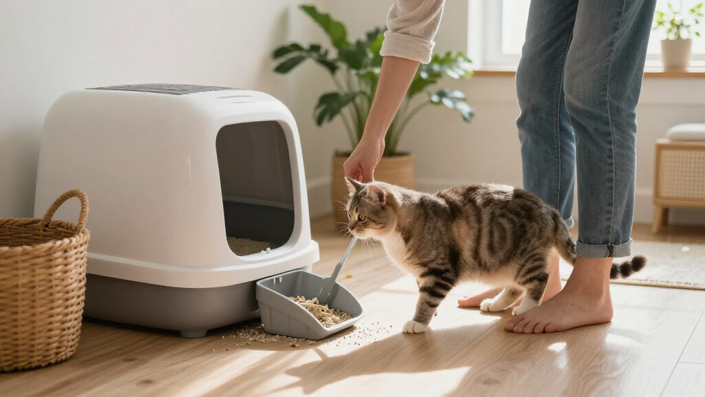 automatic litter scoops