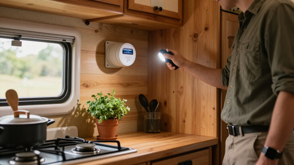 propane gas detector for home and rv