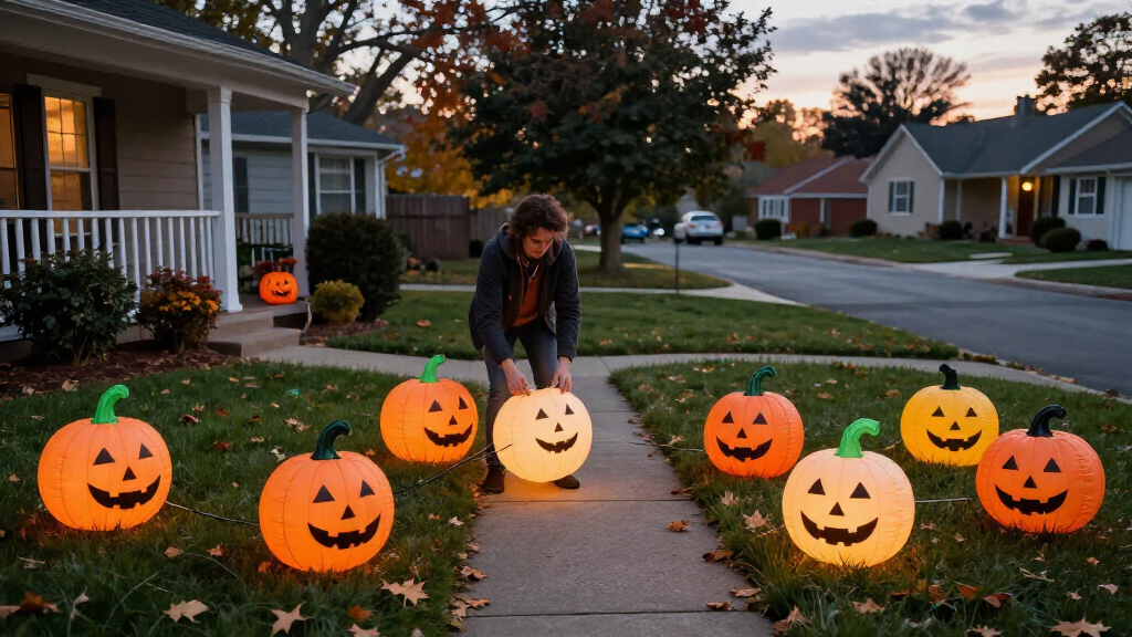 Halloween outdoor inflatables