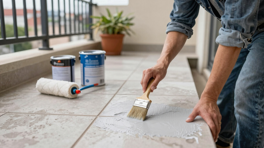 best balcony tiles and outdoor paint