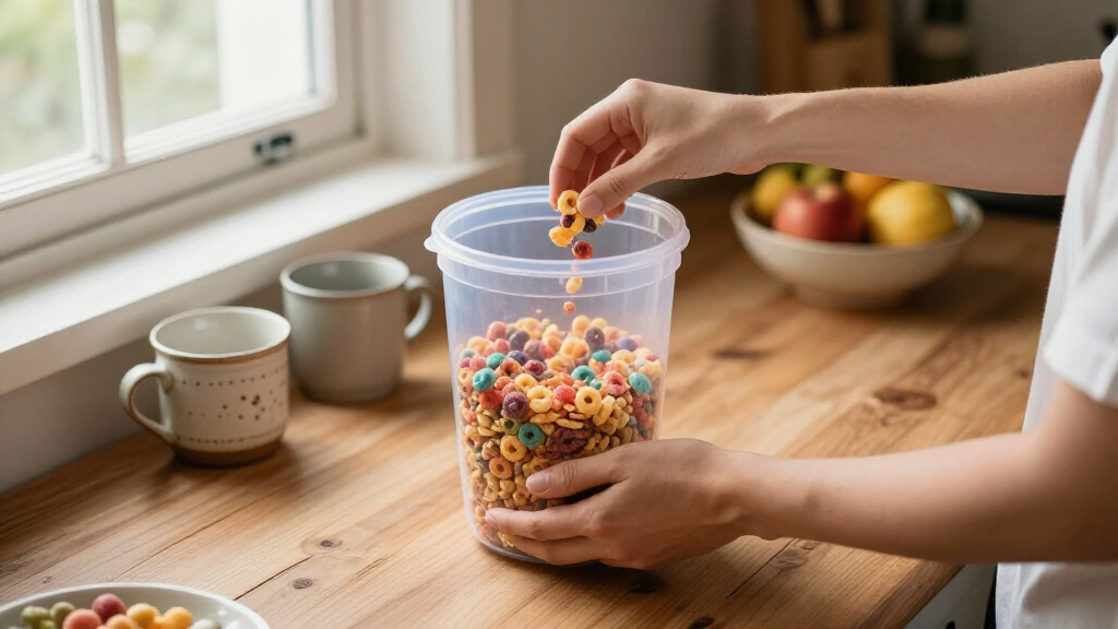 rated cereal dispenser commercial