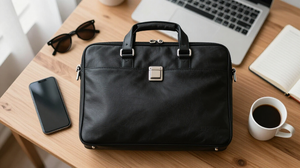 locking briefcase for documents and laptop