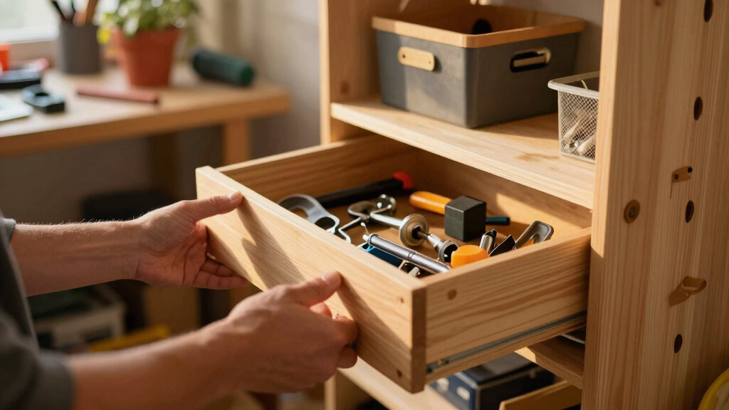 best shop shelving with drawers