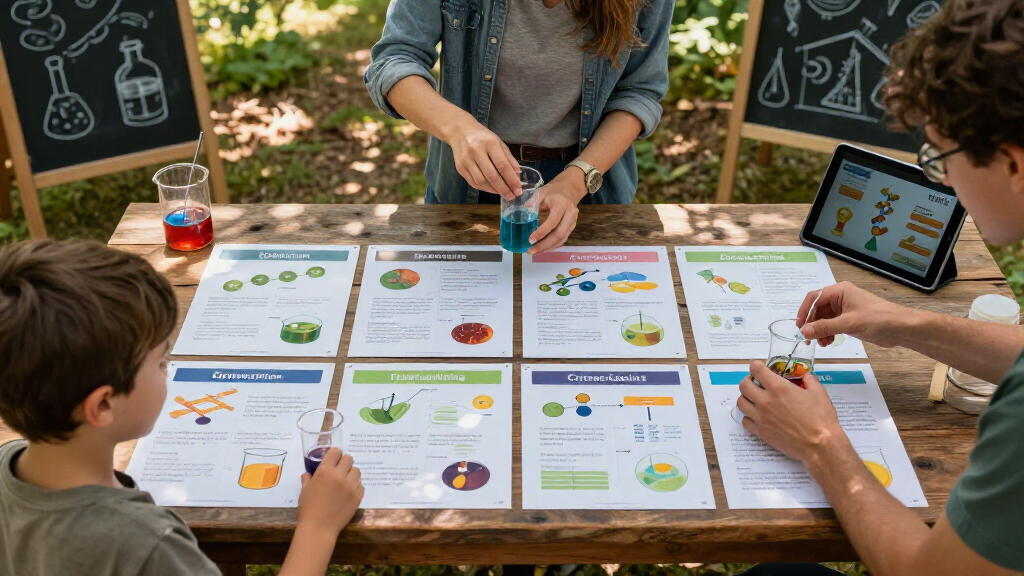 educational science reference posters