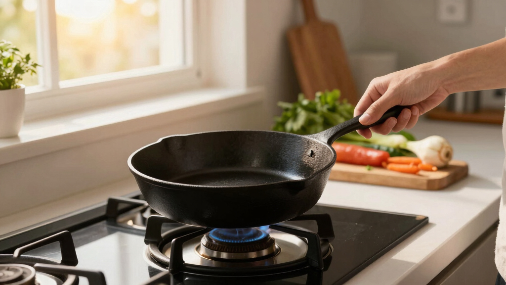 premium cast iron skillet
