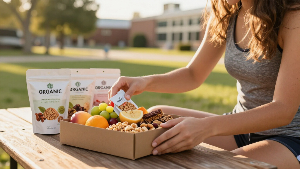 organic snack boxes for students