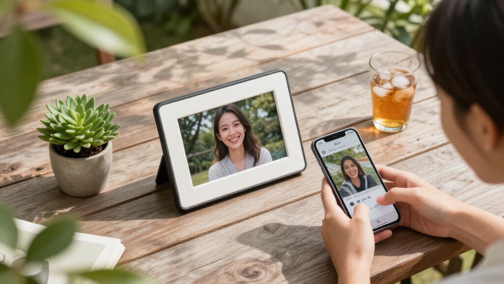 digital photo frame send photos via email