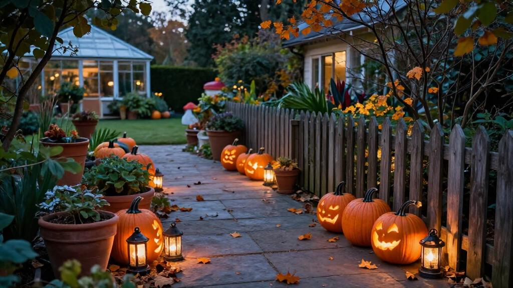 outdoor Halloween decorations