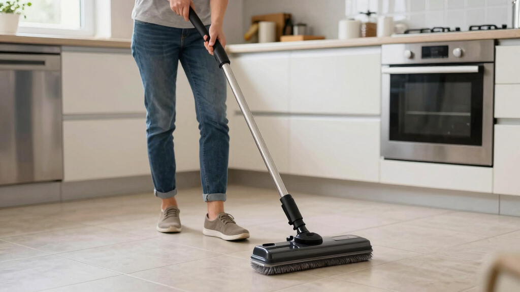 best floor washer with anti-tangle brush roller