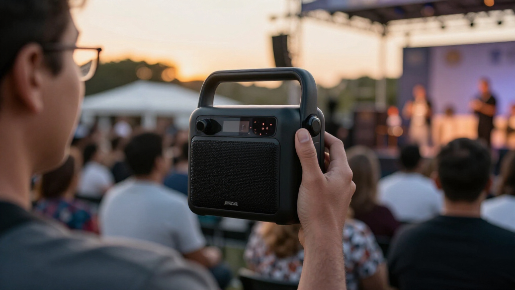 best portable battery speaker for town hall events