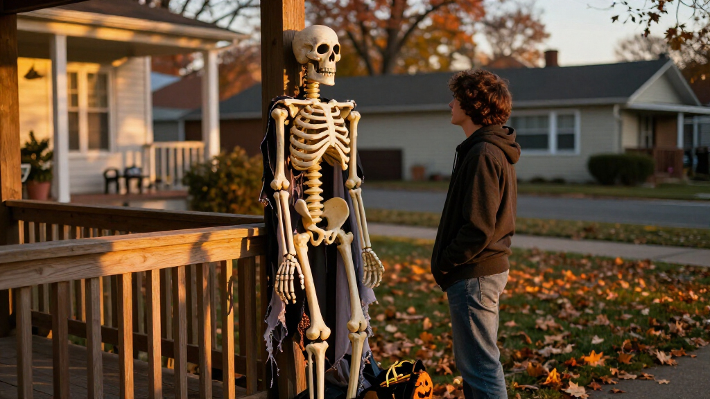giant 20 ft skeleton halloween decorations outdoor