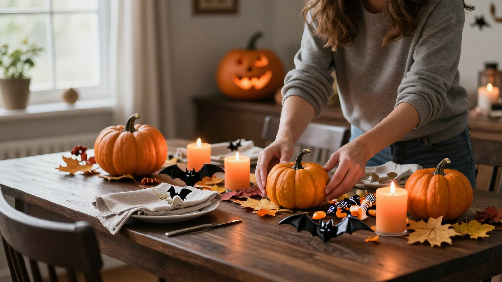 Halloween table decorations