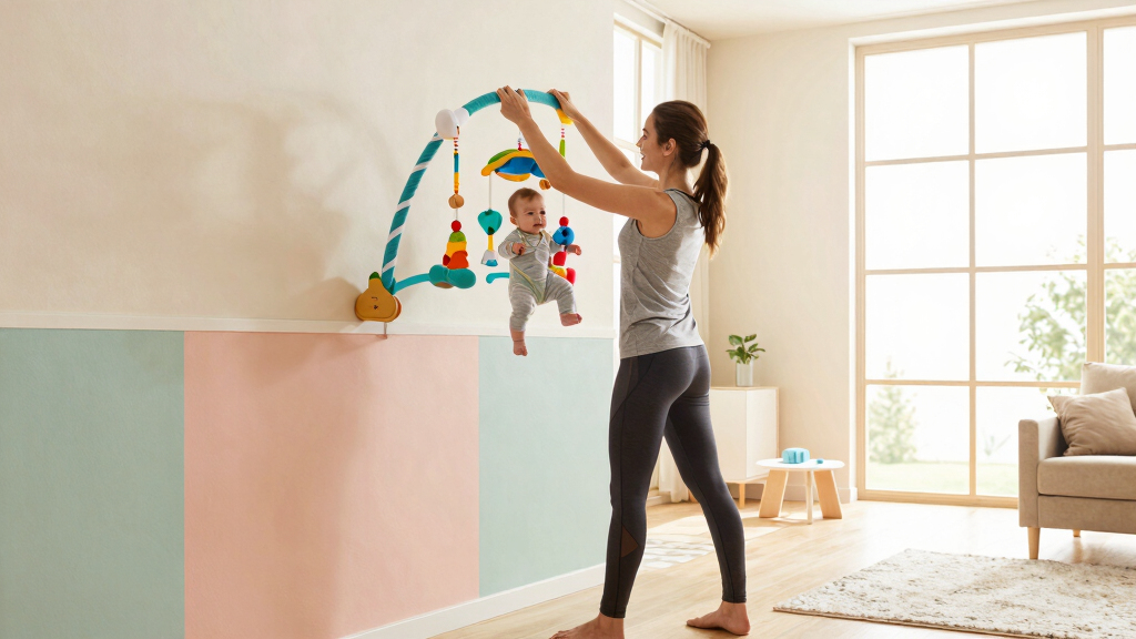 best wall mounted play gym