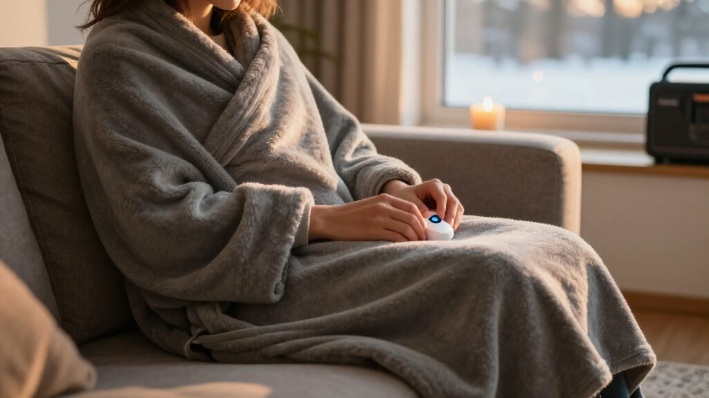 battery powered heated blanket for outages