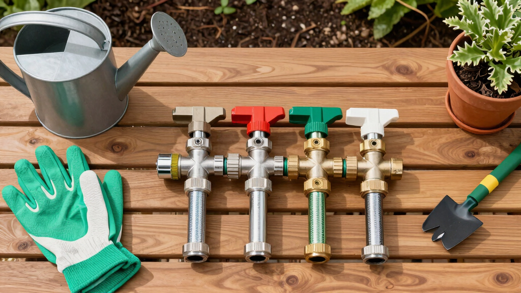 best hose bib splitters for drip and hand watering