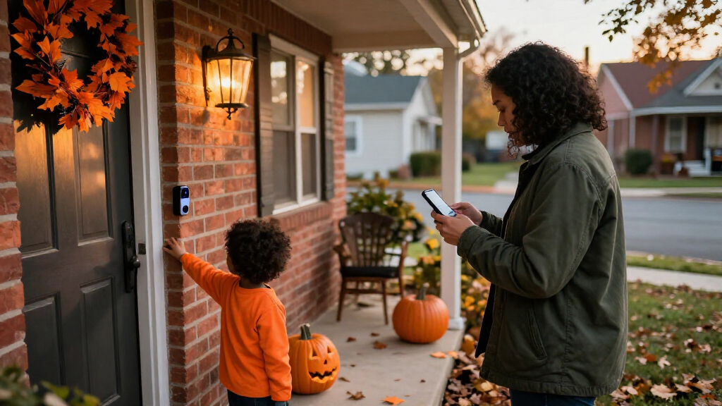 smart Halloween doorbell cameras