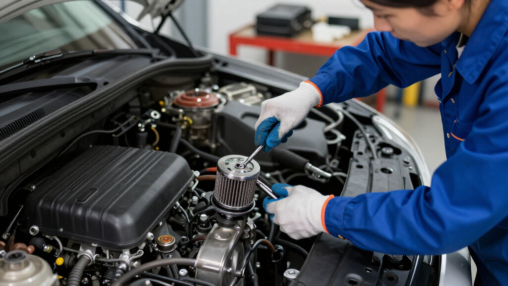 magnetic filtration system for engine oil