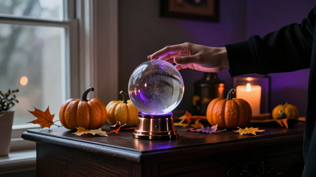 Halloween crystal ball decorations