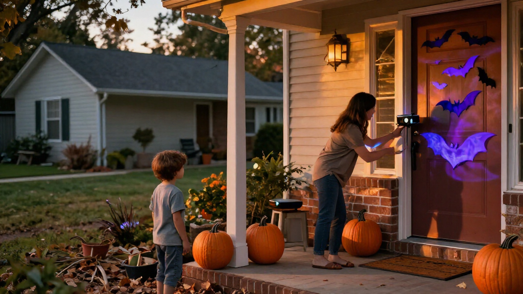 smart Halloween projector lights