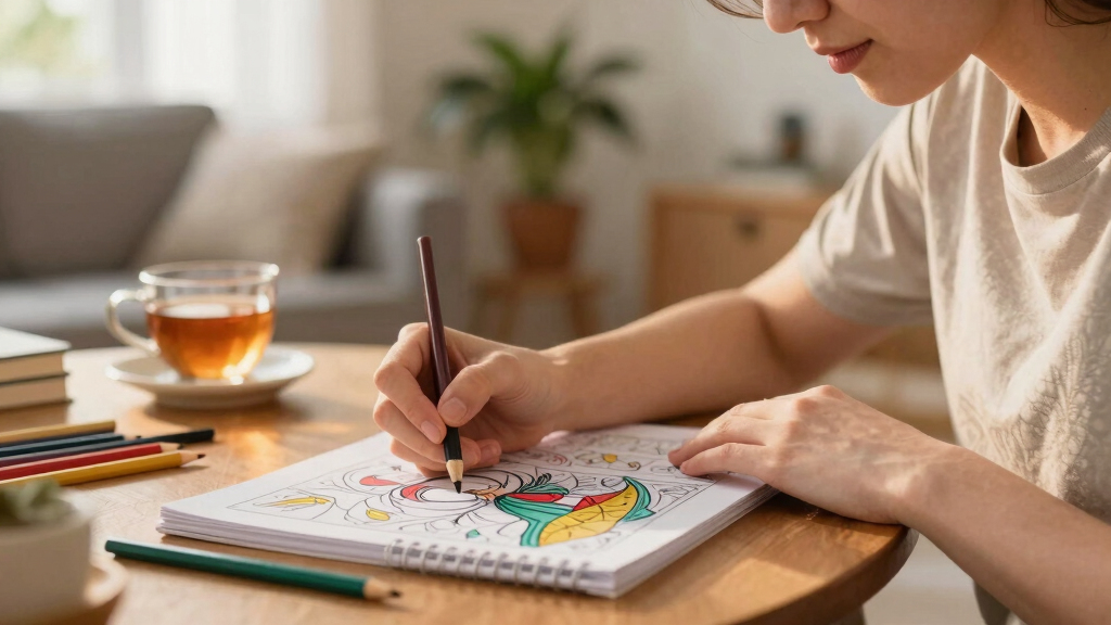 stress relief adult coloring books