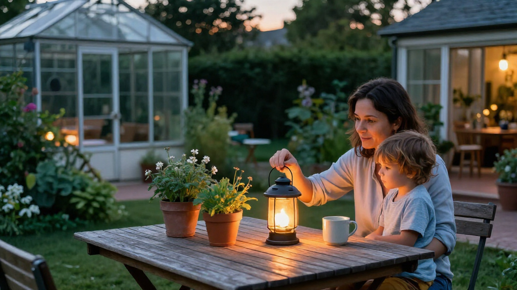 outdoor solar powered lanterns