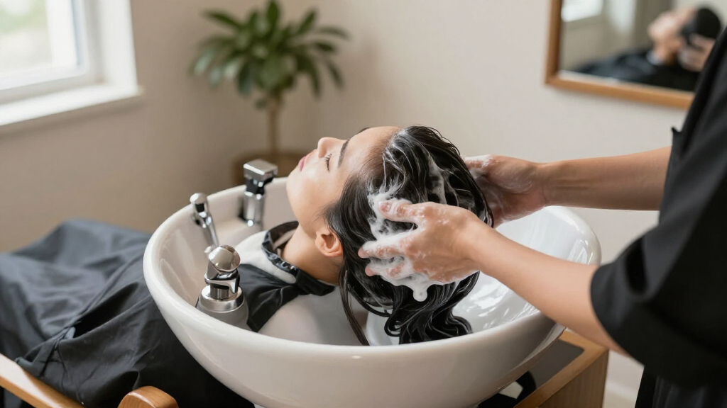 best shampoo station with bowl and chair