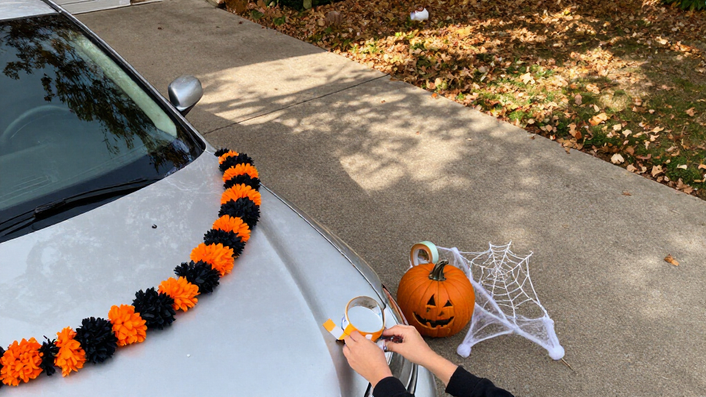 Halloween car decorations