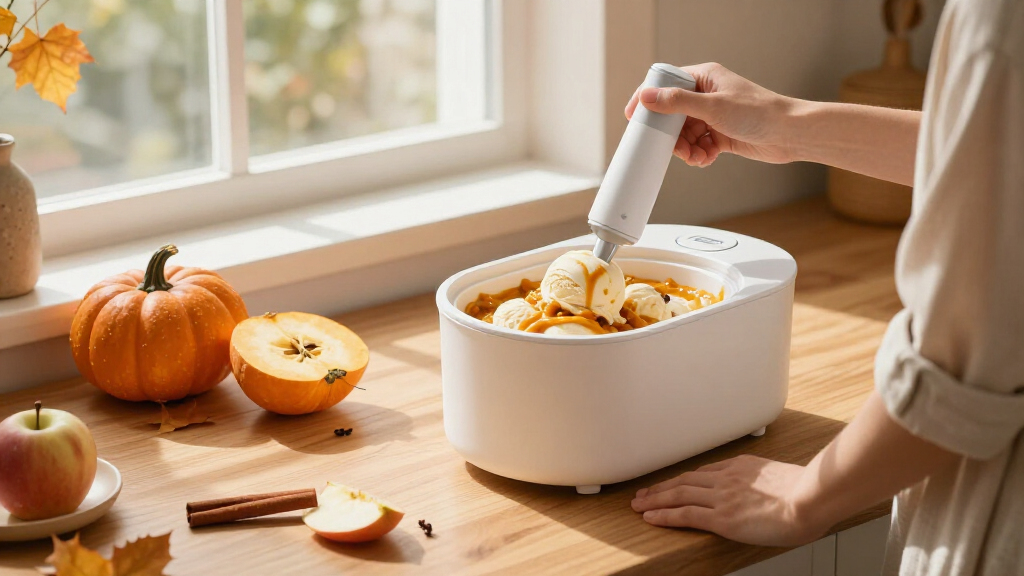 ice cream maker for fall desserts