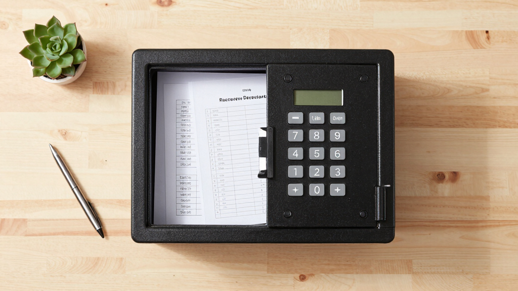 best fireproof document safe for printed recovery sheets