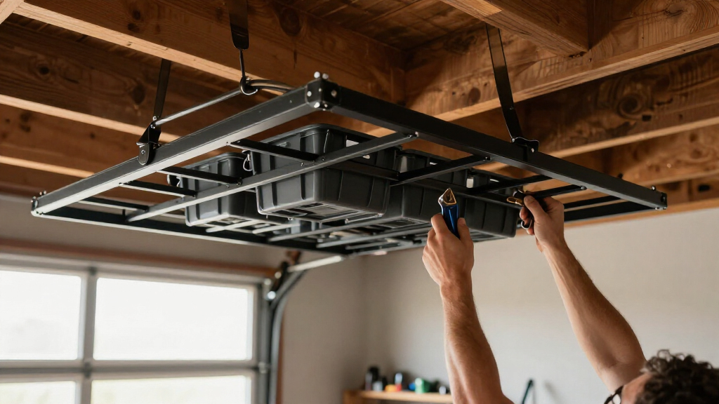 garage ceiling storage rack