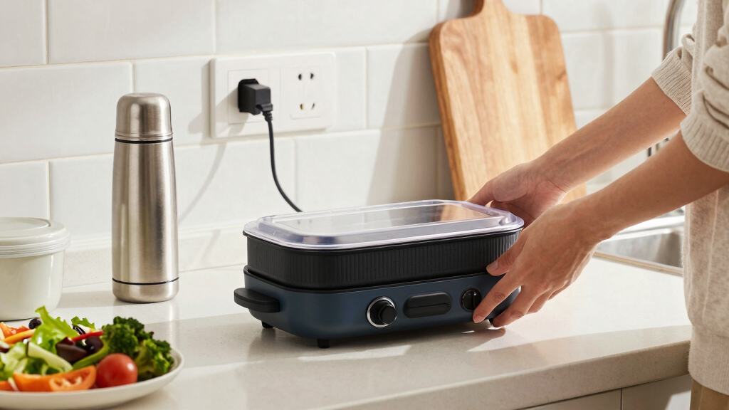 compact electric lunch box warmer