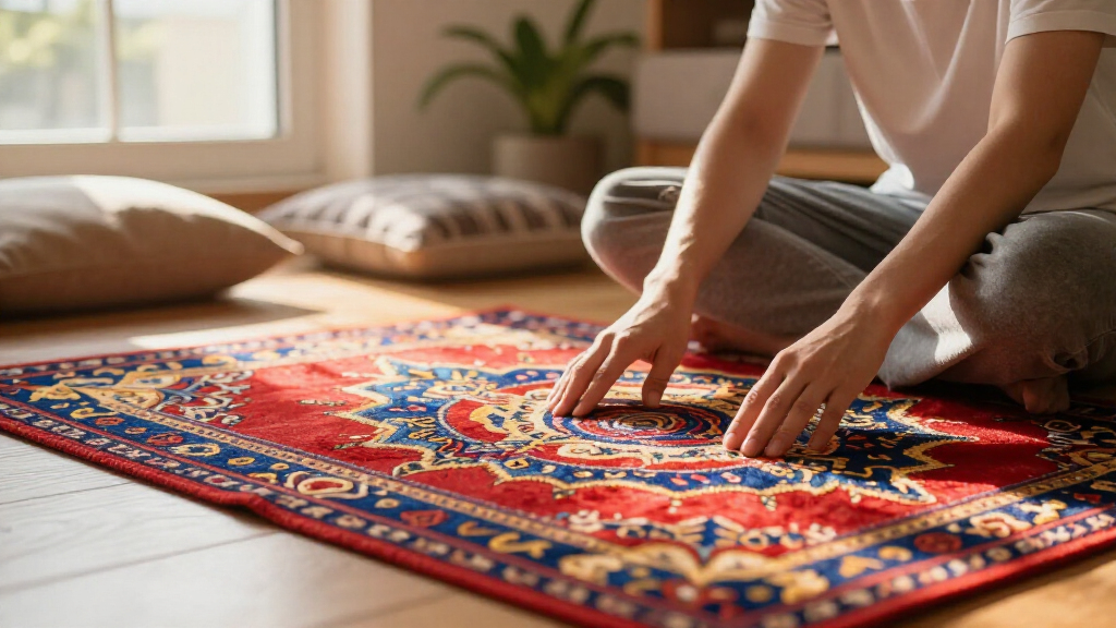 yilong medallion silk rug traditional
