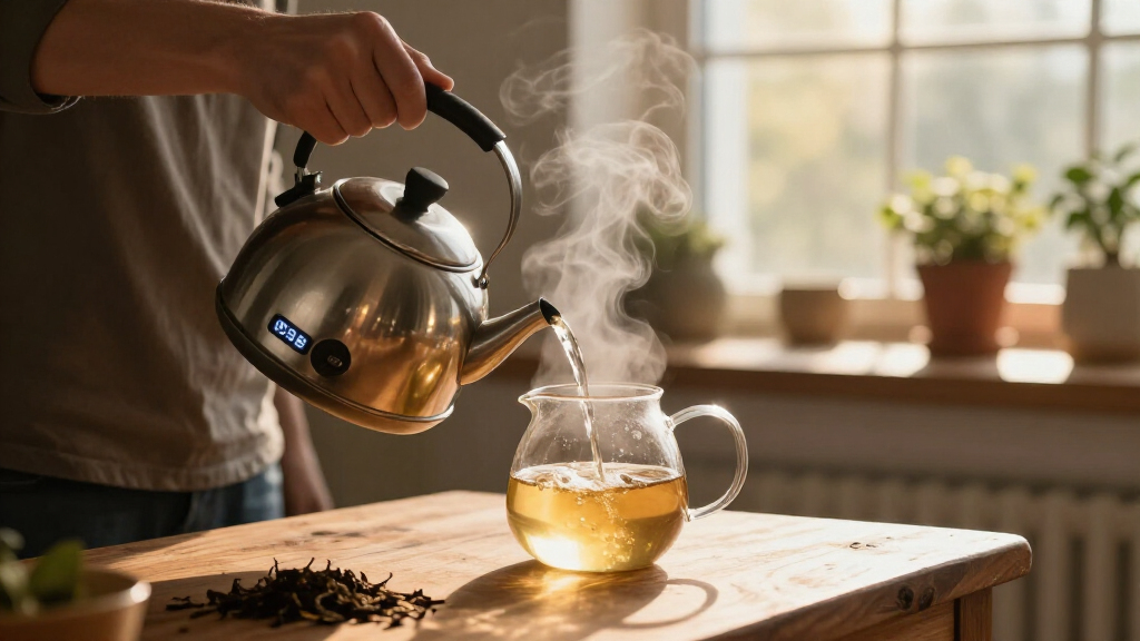 hot water kettles with temp control for teas