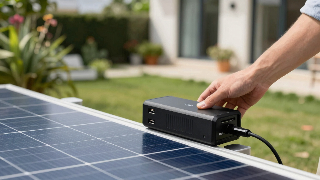 solar-powered backup battery packs