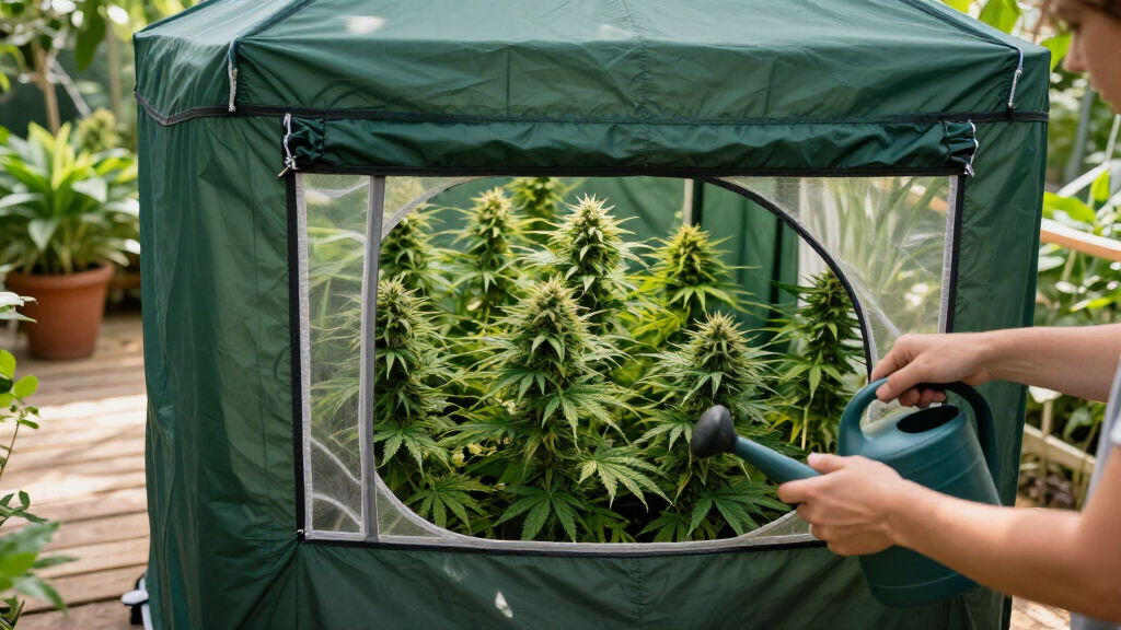 heavy duty grow tent 2 in 1 large