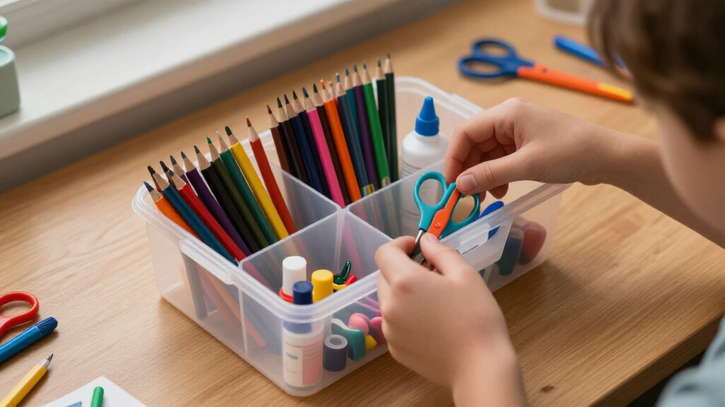 school supplies organizers