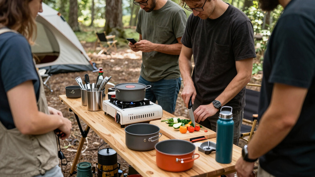 best outdoor prep station for group camping