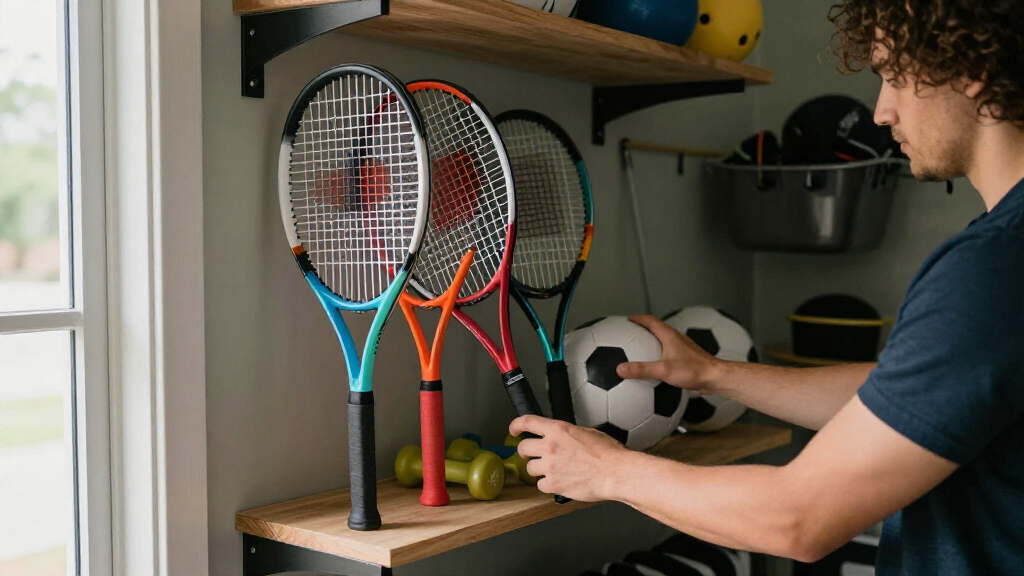 sports and recreation equipment organizers