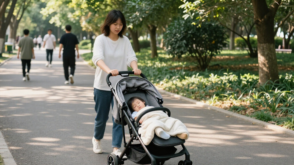 travel stroller with lie flat seat
