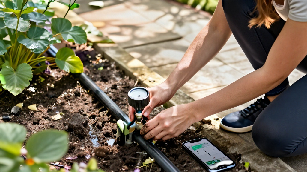 smart sprinkler valves with flow meters
