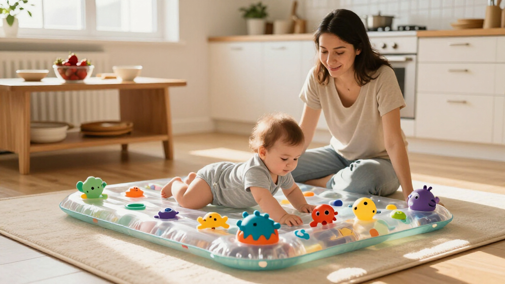 inflatable tummytime mats