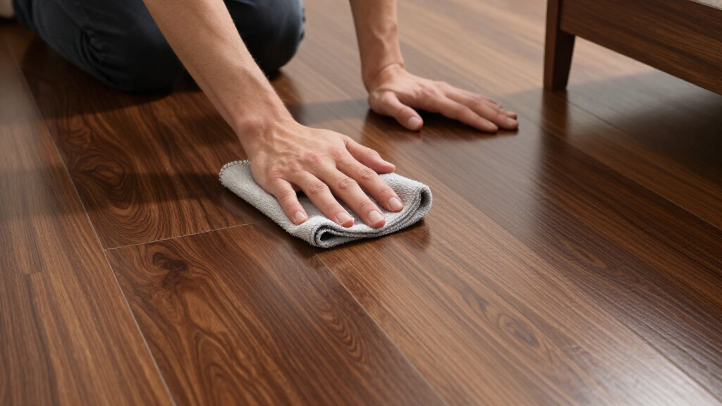 laminate floor shine