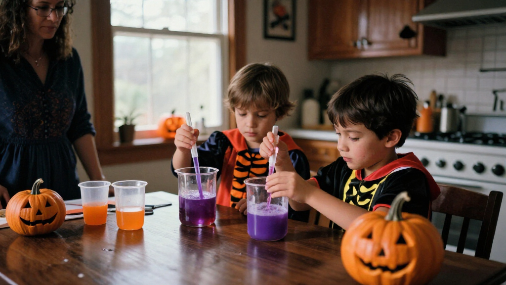 Halloween chemistry experiment kits