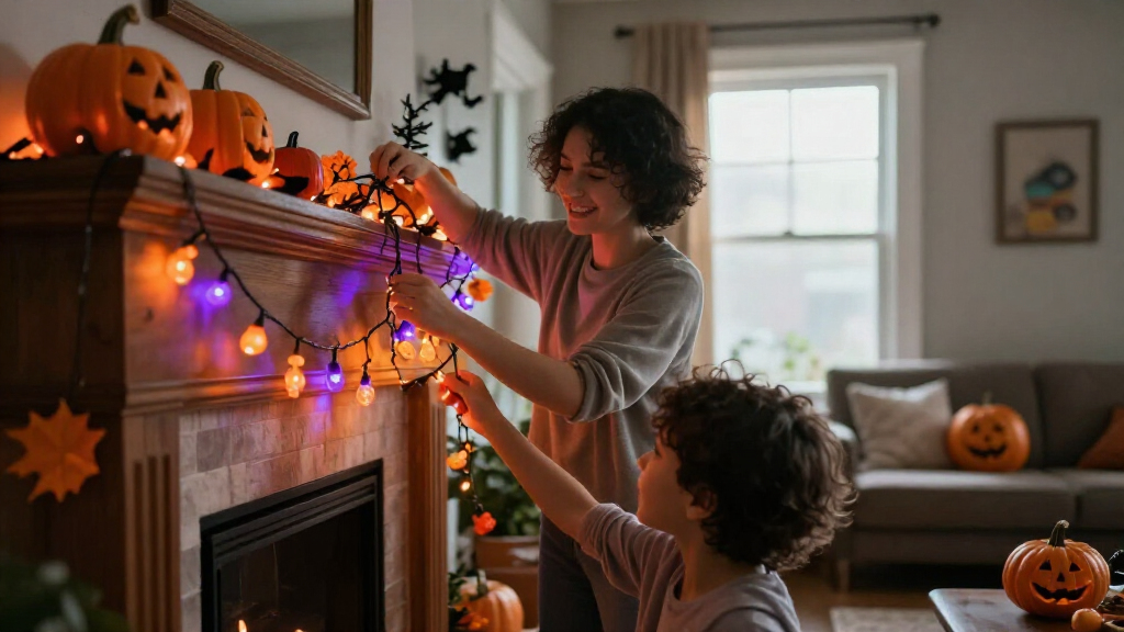 Halloween string lights