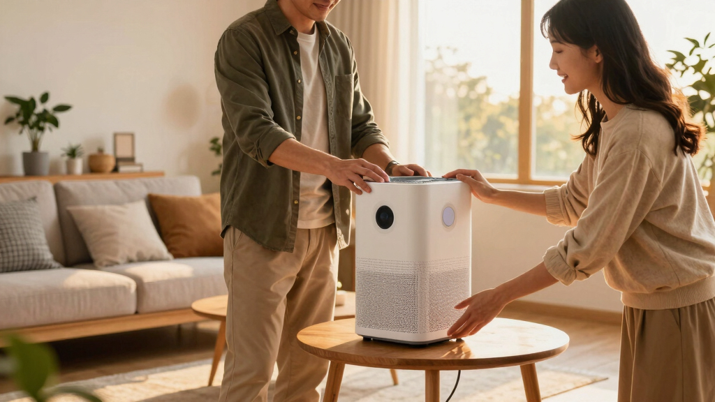 portable air purifier for dad