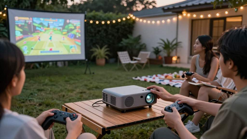 best outdoor projector for game night