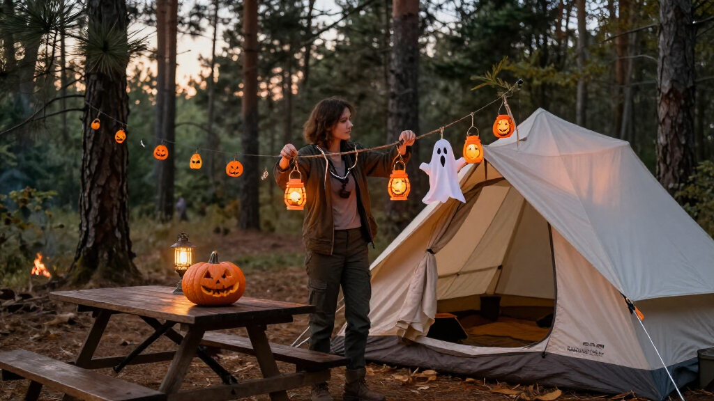 Halloween camping decorations