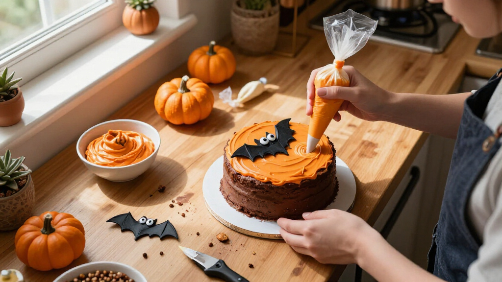 Halloween cake decorating supplies